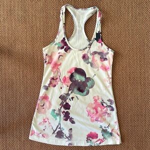 Lululemon Floral Racerback Tank